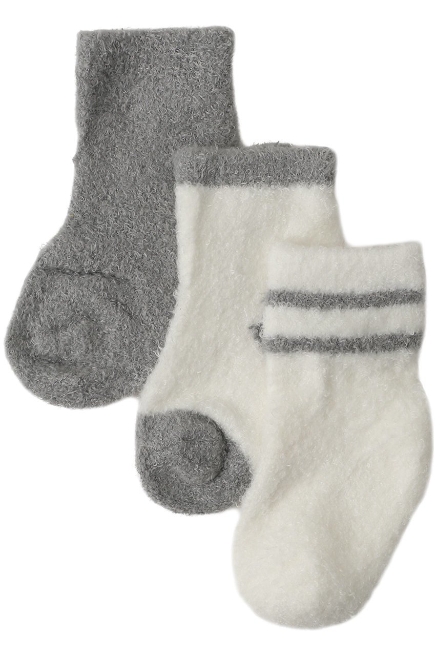 【ベアフットドリームス/BAREFOOT DREAMS / KIDS】の【BABY】コージーシックライト ベビーソックス 3足セット インテリア・キッズ・メンズ・レディースファッション・服の通販 founy(ファニー) 　ファッション　Fashion　キッズファッション　Fashion for Kids　おすすめ　Recommended / Our Picks　ギフト プレゼント　Gift / Present　シューズ　Shoes, Footwear　ソックス　Socks, Hosiery　ベビー　Baby, Babywear　ダークブルー|ID: prp329100004741084 ipo3291000000036236679