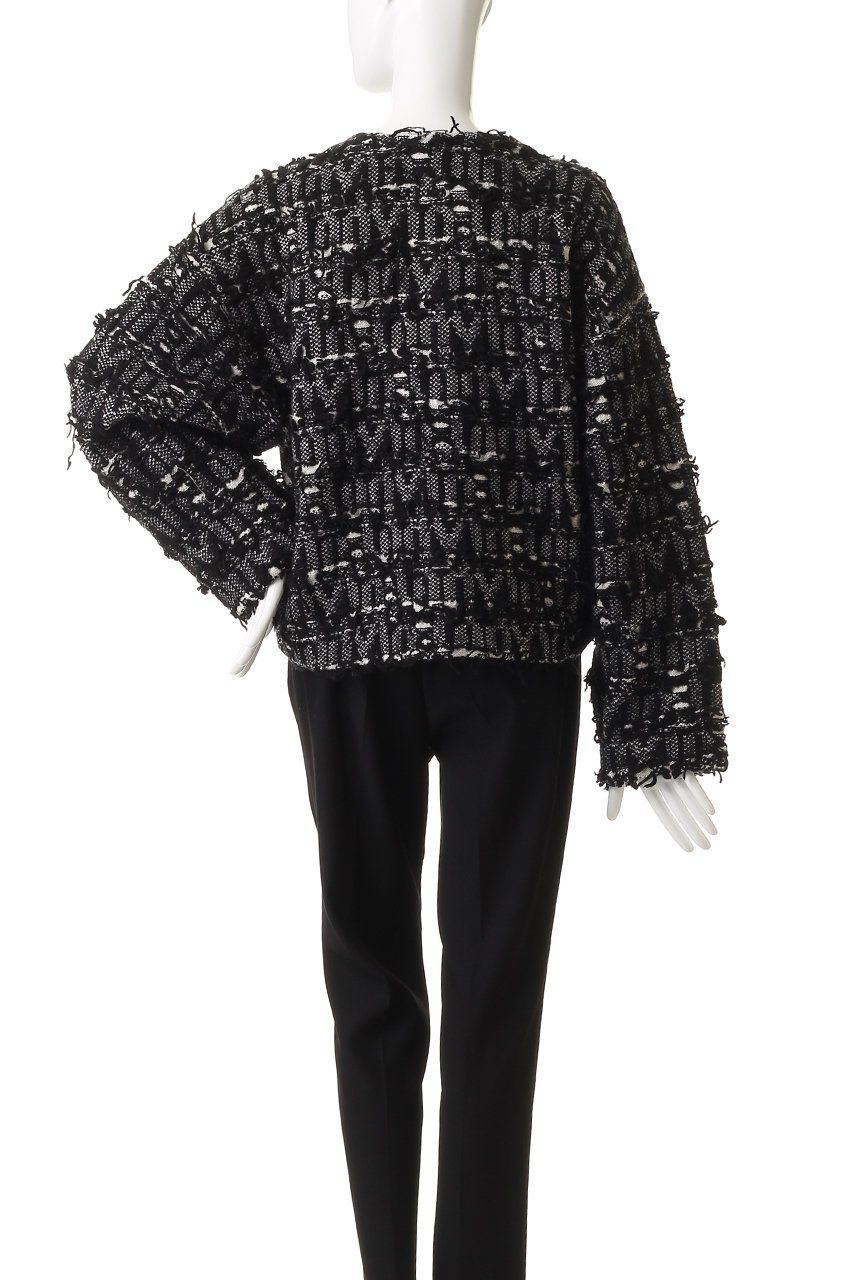 【ランバン オン ブルー/LANVIN en Bleu】のロゴカットジャガードニットジャケット 人気、トレンドファッション・服の通販 founy(ファニー) 　ファッション　Fashion　レディースファッション　Fashion for Women　カーディガン　Cardigan, Knitwear　ショート　Short, Short Length　ジャカード／ジャガード　Jacquard, Woven Pattern　ジャケット　Jacket, Outerwear　タートルネック　Turtleneck, High Neck　other-4|ID: prp329100004741085 ipo3291000000035622130