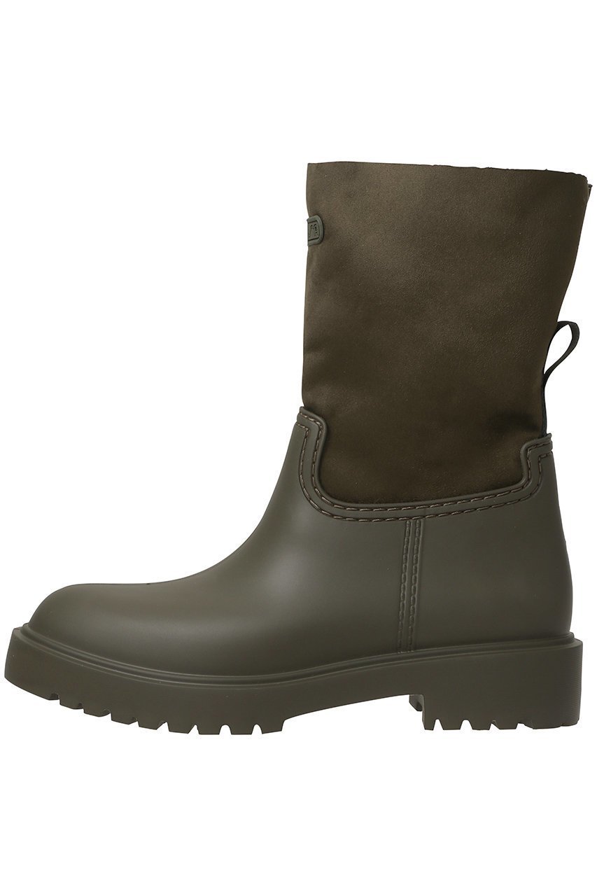 【エスメラルダ/Esmeralda】の【UNISA】【晴雨兼用】スエードファーミドルブーツ インテリア・キッズ・メンズ・レディースファッション・服の通販 founy(ファニー) 　ファッション　Fashion　レディースファッション　Fashion for Women　ミドル　Middle Length, Mid Height　ラグジュアリー　Luxury, Elegant　エレガント 上品　Elegant　A/W・秋冬　Autumn/Winter　カーキ|ID: prp329100004741093 ipo3291000000036243565