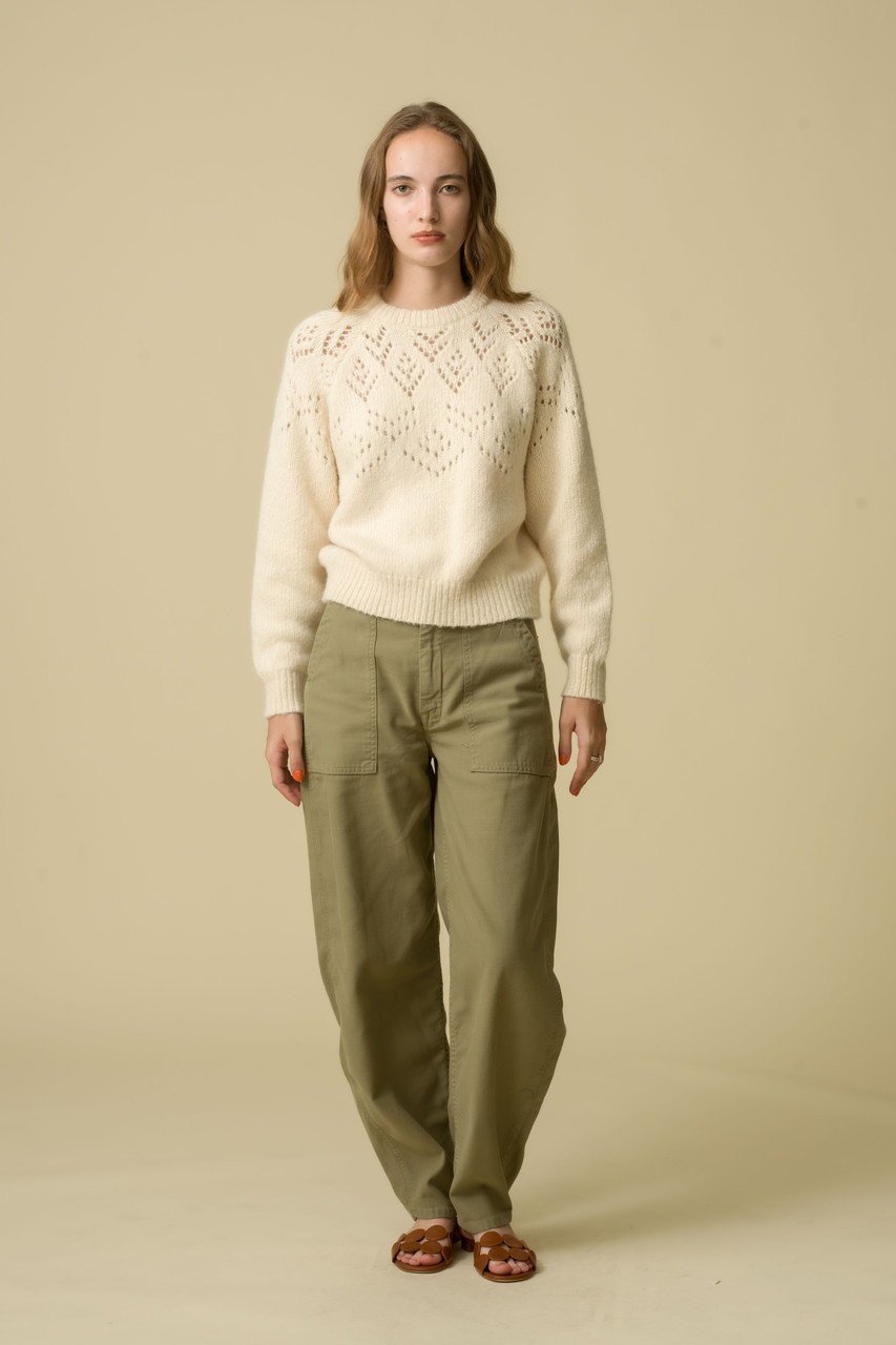 【デミーリー/DEMYLEE】のLAURA アルパカウール レース編みニットプルオーバー 人気、トレンドファッション・服の通販 founy(ファニー) 　ファッション　Fashion　レディースファッション　Fashion for Women　トップス・カットソー　Cut & Sew Tops　ニット　Knit Tops & Sweaters　カジュアルプルオーバー・ニットトップス　Pullovers & Knit Tops / Casual Pullovers　シンプル　Simple, Minimal　ボトム　Bottoms, Lower Wear　レース　Lace, Lace Fabric　新作・新入荷　New Arrivals / New In　透かし　Cut-Out, Lacework　other-6|ID: prp329100004741095 ipo3291000000034254827