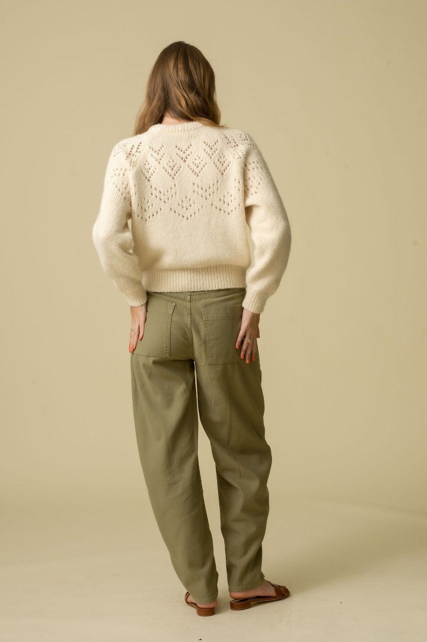 【デミーリー/DEMYLEE】のLAURA アルパカウール レース編みニットプルオーバー 人気、トレンドファッション・服の通販 founy(ファニー) 　ファッション　Fashion　レディースファッション　Fashion for Women　トップス・カットソー　Cut & Sew Tops　ニット　Knit Tops & Sweaters　カジュアルプルオーバー・ニットトップス　Pullovers & Knit Tops / Casual Pullovers　シンプル　Simple, Minimal　ボトム　Bottoms, Lower Wear　レース　Lace, Lace Fabric　新作・新入荷　New Arrivals / New In　透かし　Cut-Out, Lacework　other-8|ID: prp329100004741095 ipo3291000000034254831