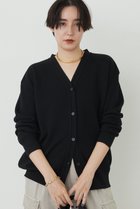 【ウィムガゼット/Whim Gazette】のミラノリブカーディガン 人気、トレンドファッション・服の通販 founy(ファニー) ファッション Fashion レディースファッション Fashion for Women トップス・カットソー Cut & Sew Tops ニット Knit Tops & Sweaters カーディガン・羽織り Layered Style Cardigans カーディガン Cardigan, Knitwear シンプル Simple, Minimal 再入荷 Restock / Back in Stock thumbnail ブラック|ID: prp329100004741096 ipo3291000000034254833
