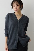 【ウィムガゼット/Whim Gazette】のミラノリブカーディガン 人気、トレンドファッション・服の通販 founy(ファニー) ファッション Fashion レディースファッション Fashion for Women トップス・カットソー Cut & Sew Tops ニット Knit Tops & Sweaters カーディガン・羽織り Layered Style Cardigans カーディガン Cardigan, Knitwear シンプル Simple, Minimal 再入荷 Restock / Back in Stock thumbnail グレー|ID: prp329100004741096 ipo3291000000034254834