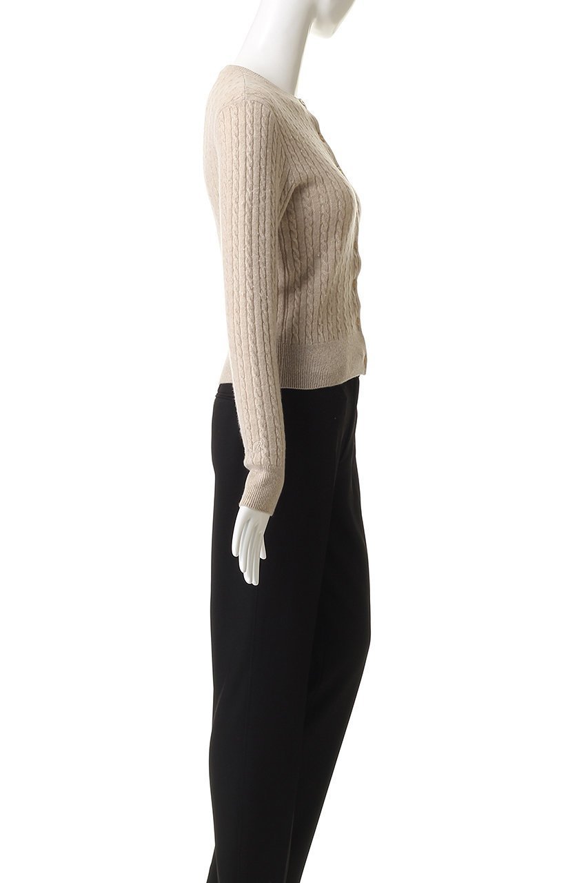 【マディソンブルー/MADISONBLUE】のPETIT CABLE CREW NECK CD クルーネックカーディガン 人気、トレンドファッション・服の通販 founy(ファニー) 　ファッション　Fashion　レディースファッション　Fashion for Women　トップス・カットソー　Cut & Sew Tops　ニット　Knit Tops & Sweaters　カーディガン・羽織り　Layered Style Cardigans　カーディガン　Cardigan, Knitwear　コンパクト　Compact, Small Size　A/W・秋冬　Autumn/Winter　other-3|ID: prp329100004741105 ipo3291000000036957653