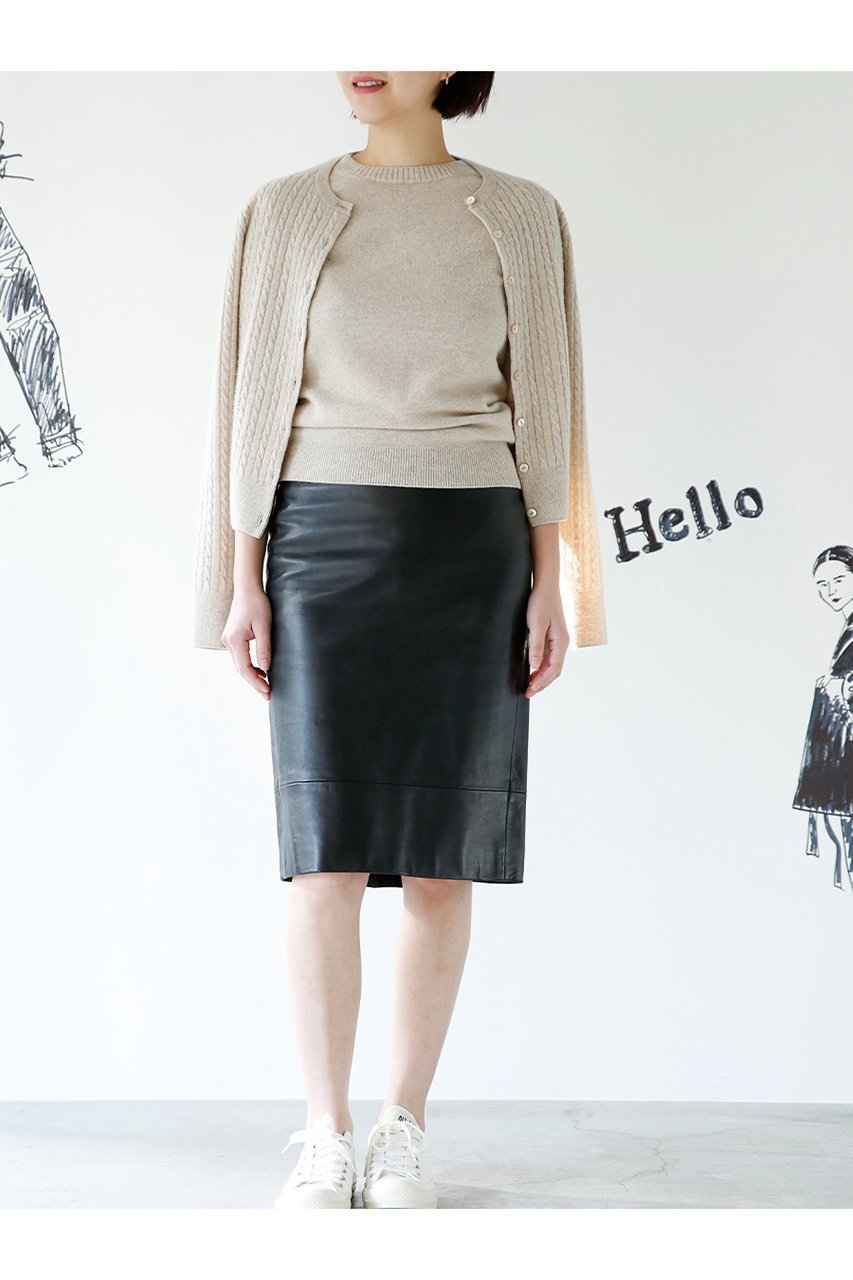 【マディソンブルー/MADISONBLUE】のPETIT CABLE CREW NECK CD クルーネックカーディガン 人気、トレンドファッション・服の通販 founy(ファニー) 　ファッション　Fashion　レディースファッション　Fashion for Women　トップス・カットソー　Cut & Sew Tops　ニット　Knit Tops & Sweaters　カーディガン・羽織り　Layered Style Cardigans　カーディガン　Cardigan, Knitwear　コンパクト　Compact, Small Size　A/W・秋冬　Autumn/Winter　other-6|ID: prp329100004741105 ipo3291000000036957656