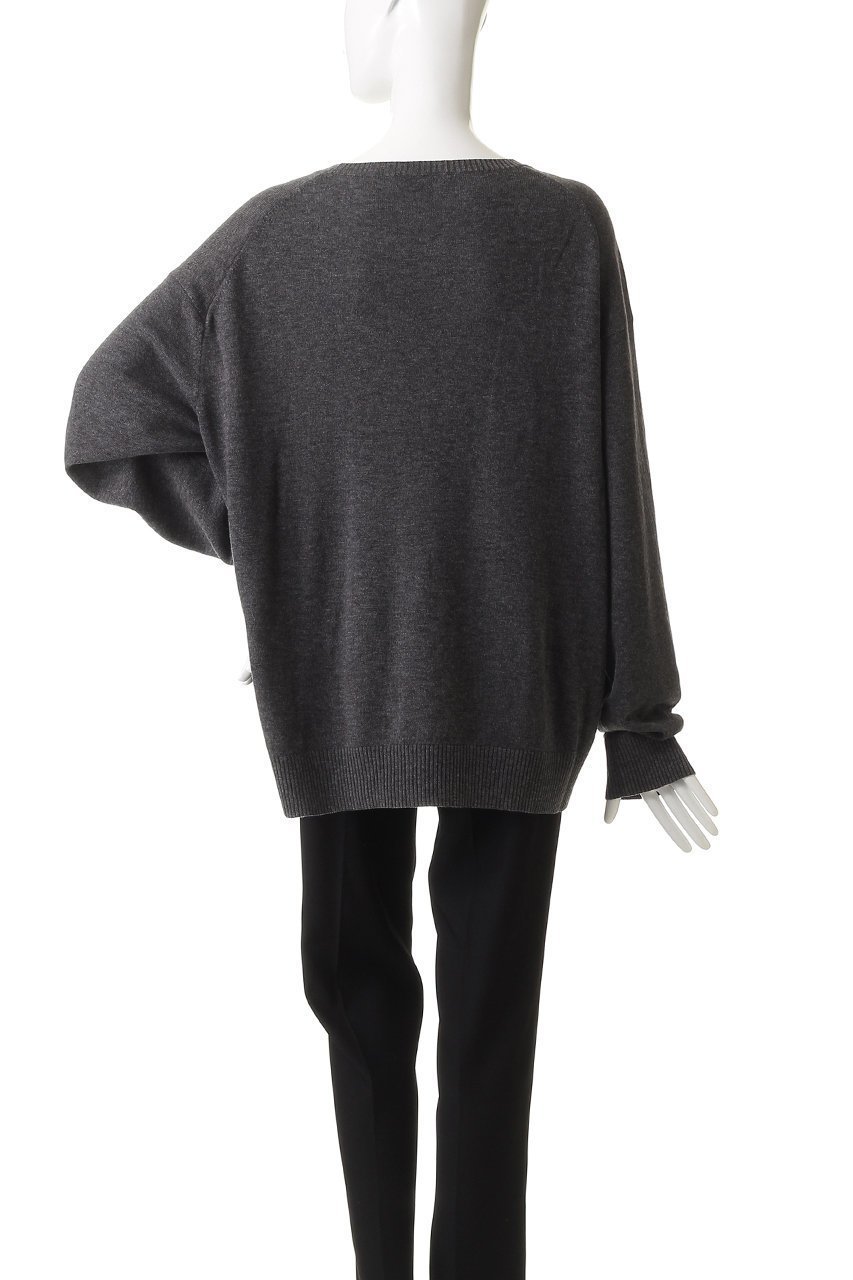 【マディソンブルー/MADISONBLUE】のSTONE WASH LOOSE CREW NECK PO クルーネックプルオーバー 人気、トレンドファッション・服の通販 founy(ファニー) 　ファッション　Fashion　レディースファッション　Fashion for Women　トップス・カットソー　Cut & Sew Tops　ニット　Knit Tops & Sweaters　カジュアルプルオーバー・ニットトップス　Pullovers & Knit Tops / Casual Pullovers　イタリア　Italy　フィット　Fit, Slim Fit　モダン　Modern, Contemporary　ルーズ　Loose, Oversized　ヴィンテージ　Vintage Style　エレガント 上品　Elegant　新作・新入荷　New Arrivals / New In　other-4|ID: prp329100004741109 ipo3291000000034254916