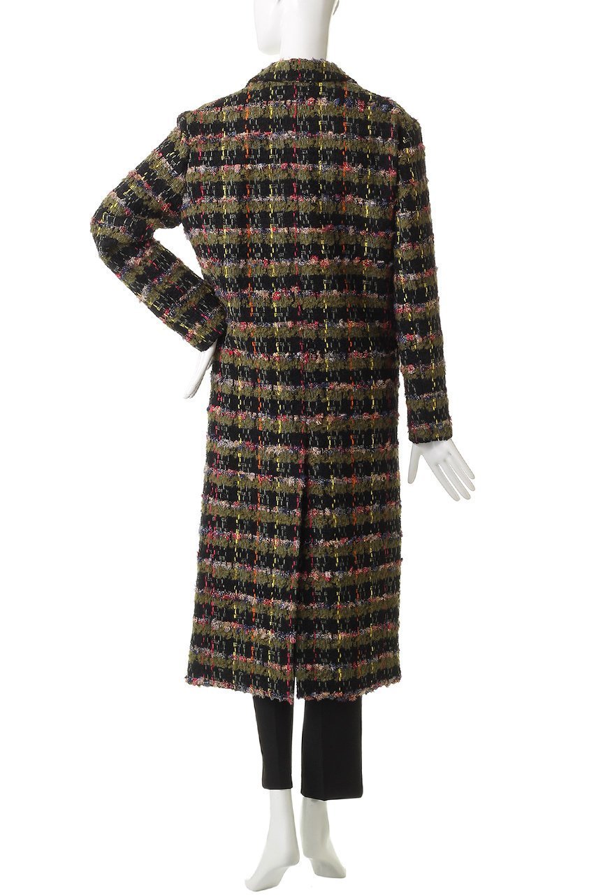 【マディソンブルー/MADISONBLUE】のPEARL CHESTER COAT TWEED チェスターコート 人気、トレンドファッション・服の通販 founy(ファニー) 　ファッション　Fashion　レディースファッション　Fashion for Women　アウター　Coat / Outerwear Collection　コート・ロングコート・ピーコート　Long Coats, Peacoats & More　チェスターコート・ロング丈アウター　Chester Coats / Chesterfield Long Coats　チェスターコート　Chester Coat, Long Coat　ツイード　Twill, Twill Weave　デニム　Denim, Jeans Material　フランス　France, French　ミックス　Mix, Mixed Style　ミリタリー　Military, Army Style　リュクス　Luxury, Elegant, High-End, Chic　ロング　Long, Long-Length　エレガント 上品　Elegant　新作・新入荷　New Arrivals / New In　other-4|ID: prp329100004741111 ipo3291000000034254926