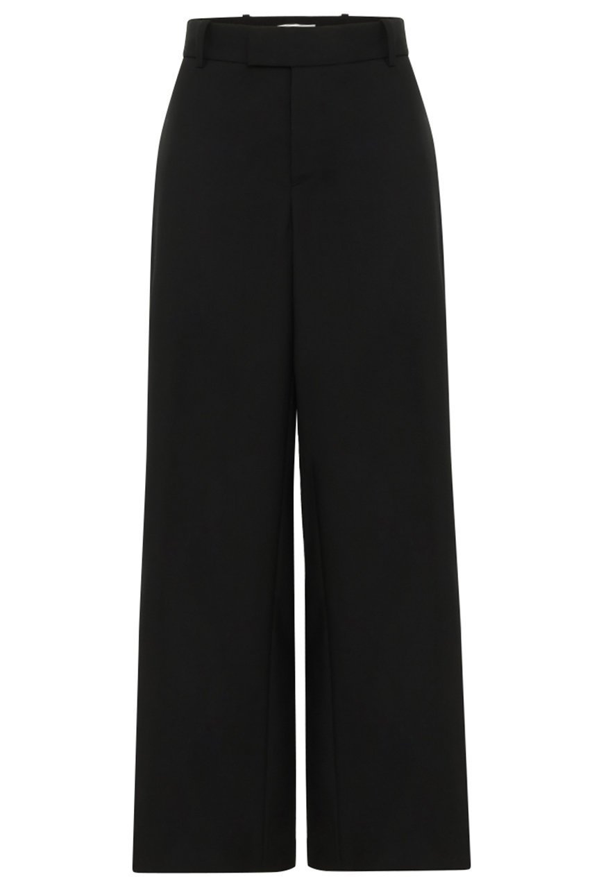 【マディソンブルー/MADISONBLUE】のLOW WAIST ST WIDE-LEG PT W TROPICAL ワイドレッグパンツ インテリア・キッズ・メンズ・レディースファッション・服の通販 founy(ファニー) 　ファッション　Fashion　レディースファッション　Fashion for Women　パンツ　Pants & Trousers　ドレープ　Drape, Draping Fabric　フェミニン　Feminine, Girly　ボトム　Bottoms, Lower Wear　マニッシュ　Mannish, Boyish　ブラック|ID: prp329100004741116 ipo3291000000036041819