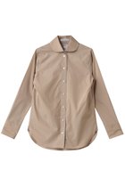 【マディソンブルー/MADISONBLUE】のBIG ROUND COLLAR N.MADAME SH ラウンドカラーマダムシャツ 人気、トレンドファッション・服の通販 founy(ファニー) ファッション Fashion レディースファッション Fashion for Women トップス・カットソー Cut & Sew Tops シャツ・ブラウス・オフィスカジュアル Elegant Blouses & Button-Ups エレガント 上品 Elegant シェイプ Shape, Slim Fit スリーブ Sleeve, Long Sleeve / Short Sleeve ピーチ Peach, Soft Touch ベーシック Basic, Essential ラウンド Round, Round Neck ロング Long, Long-Length 冬 Winter / This Winter thumbnail ベージュ|ID: prp329100004741117 ipo3291000000036041834