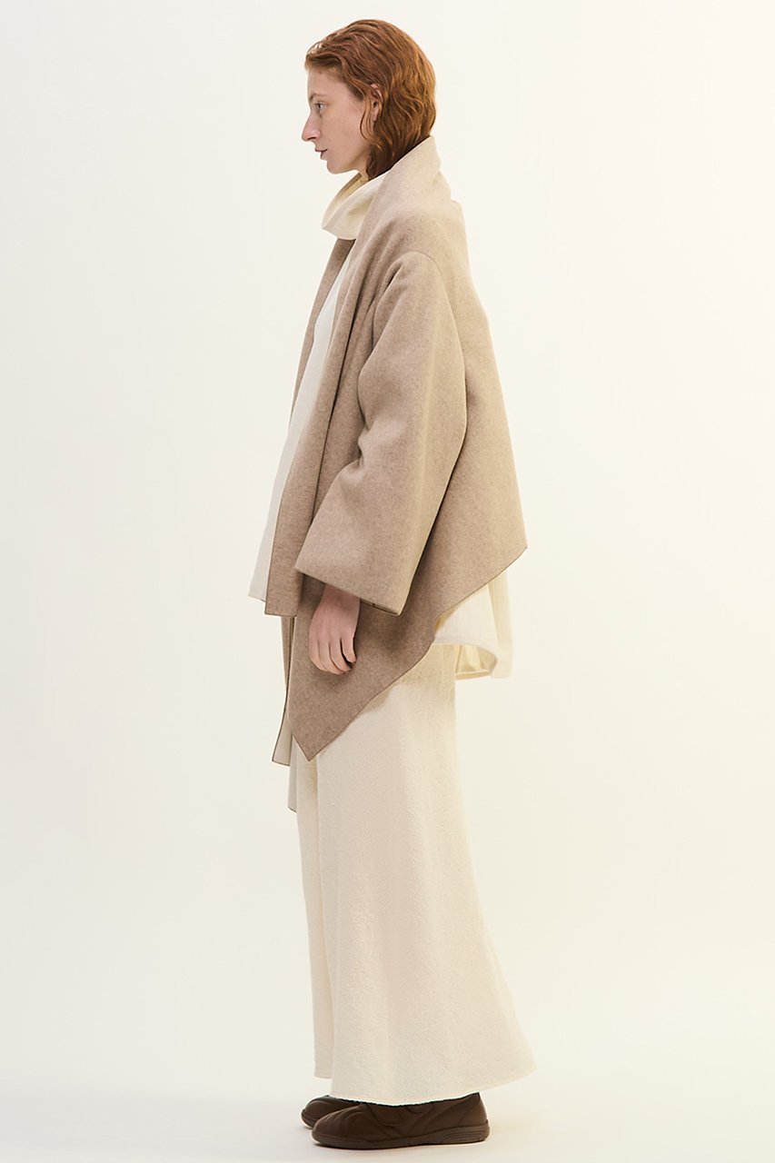 【プレインピープル/PLAIN PEOPLE】のウールカシミヤダブルクロスジャージ片袖ストール 人気、トレンドファッション・服の通販 founy(ファニー) 　ファッション　Fashion　レディースファッション　Fashion for Women　ストール　Soft & Warm Scarves　マフラー・スヌード / 冬小物の定番　Scarves & Mufflers　なめらか　Smooth, Silky Texture　ストール　Stole, Wrap　マフラー　Scarf, Muffler　新作・新入荷　New Arrivals / New In　other-2|ID: prp329100004741119 ipo3291000000034254981