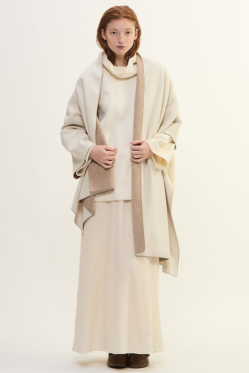 【プレインピープル/PLAIN PEOPLE】のウールカシミヤダブルクロスジャージ片袖ストール 人気、トレンドファッション・服の通販 founy(ファニー) 　ファッション　Fashion　レディースファッション　Fashion for Women　ストール　Soft & Warm Scarves　マフラー・スヌード / 冬小物の定番　Scarves & Mufflers　なめらか　Smooth, Silky Texture　ストール　Stole, Wrap　マフラー　Scarf, Muffler　新作・新入荷　New Arrivals / New In　other-4|ID: prp329100004741119 ipo3291000000034254983