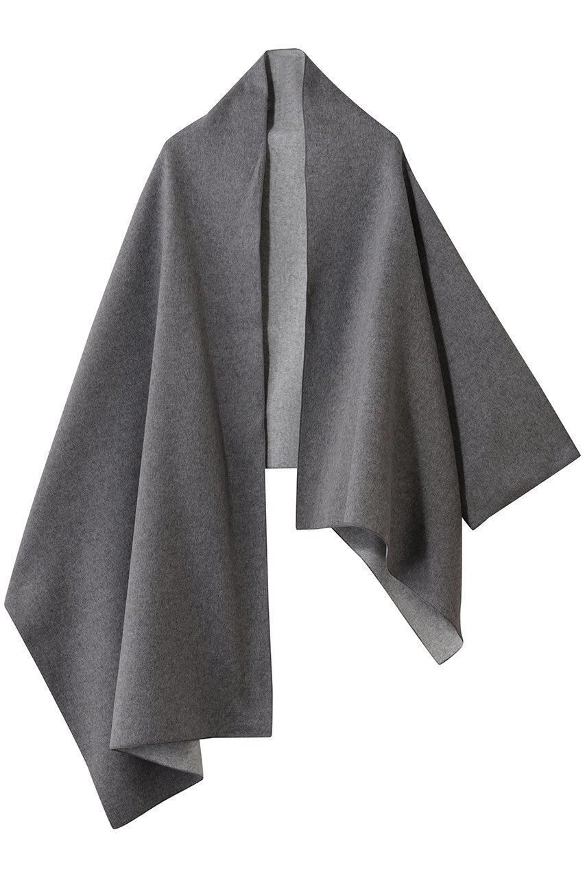 【プレインピープル/PLAIN PEOPLE】のウールカシミヤダブルクロスジャージ片袖ストール インテリア・キッズ・メンズ・レディースファッション・服の通販 founy(ファニー) 　ファッション　Fashion　レディースファッション　Fashion for Women　ストール　Soft & Warm Scarves　マフラー・スヌード / 冬小物の定番　Scarves & Mufflers　なめらか　Smooth, Silky Texture　ストール　Stole, Wrap　マフラー　Scarf, Muffler　グレー|ID: prp329100004741119 ipo3291000000034565880