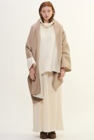 【プレインピープル/PLAIN PEOPLE】のウールカシミヤダブルクロスジャージ片袖ストール 人気、トレンドファッション・服の通販 founy(ファニー) ファッション Fashion レディースファッション Fashion for Women ストール Soft & Warm Scarves マフラー・スヌード / 冬小物の定番 Scarves & Mufflers なめらか Smooth, Silky Texture ストール Stole, Wrap マフラー Scarf, Muffler |ID:prp329100004741119