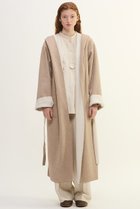 【プレインピープル/PLAIN PEOPLE】のウールカシミヤダブルクロスジャージインコードロックロングコート 人気、トレンドファッション・服の通販 founy(ファニー) ファッション Fashion レディースファッション Fashion for Women アウター Coat / Outerwear Collection コート・ロングコート・ピーコート Long Coats, Peacoats & More なめらか Smooth, Silky Texture ロング Long, Long-Length 新作・新入荷 New Arrivals / New In thumbnail ベージュ|ID: prp329100004741120 ipo3291000000034254985