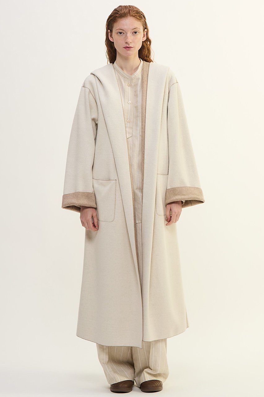 【プレインピープル/PLAIN PEOPLE】のウールカシミヤダブルクロスジャージインコードロックロングコート 人気、トレンドファッション・服の通販 founy(ファニー) 　ファッション　Fashion　レディースファッション　Fashion for Women　アウター　Coat / Outerwear Collection　コート・ロングコート・ピーコート　Long Coats, Peacoats & More　なめらか　Smooth, Silky Texture　ロング　Long, Long-Length　新作・新入荷　New Arrivals / New In　other-4|ID: prp329100004741120 ipo3291000000034254988