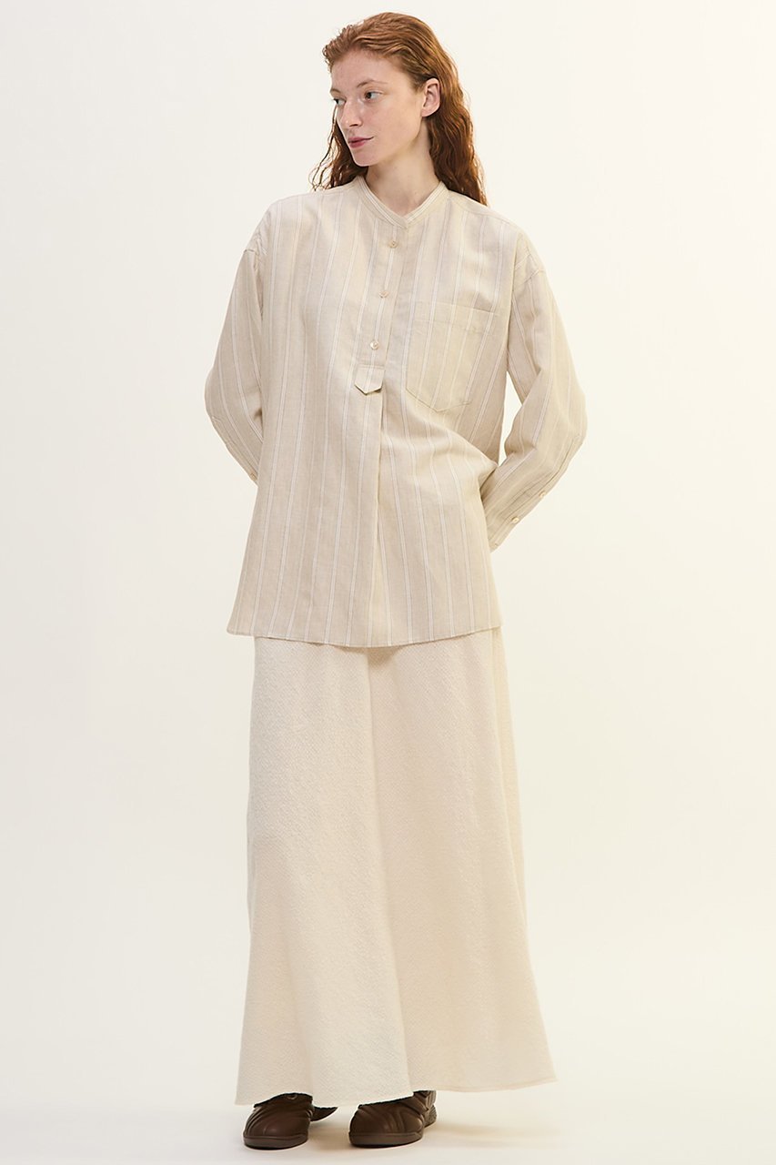 【プレインピープル/PLAIN PEOPLE】のウールリネンコットンワッシャーバイヤスストレートスカート 人気、トレンドファッション・服の通販 founy(ファニー) 　ファッション　Fashion　レディースファッション　Fashion for Women　スカート　Skirts　ロングスカート　Long Skirts / Maxi & Midi Skirts　おすすめ　Recommended / Our Picks　エアリー　Airy Texture　ペーパー　Paper, Kraft Paper　ロング　Long, Long-Length　ワッシャー　Washer, Crinkled Finish　新作・新入荷　New Arrivals / New In　other-4|ID: prp329100004741121 ipo3291000000034254993