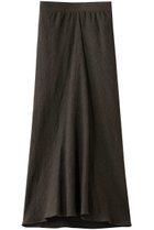 【プレインピープル/PLAIN PEOPLE】のウールリネンコットンワッシャーバイヤスストレートスカート カーキグレー|ID: prp329100004741121 ipo3291000000034981382