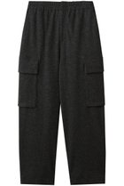 【プレインピープル/PLAIN PEOPLE】のマットフィニッシュウールジャージカーゴパンツ チャコールグレー|ID: prp329100004741122 ipo3291000000035513221