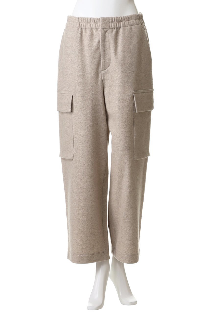 【プレインピープル/PLAIN PEOPLE】のマットフィニッシュウールジャージカーゴパンツ 人気、トレンドファッション・服の通販 founy(ファニー) ファッション Fashion レディースファッション Fashion for Women パンツ Pants & Trousers おすすめ Recommended / Our Picks カーゴパンツ Cargo Pants, Utility Pants メランジ Melange, Mixed Yarn ワイド Wide, Wide Fit エレガント 上品 Elegant other-2|ID: prp329100004741122 ipo3291000000036767166