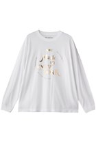【エリオポール/heliopole】の【GOOD ROCK SPEED】NYC METALIC PRINT L/S Tシャツ ホワイト|ID: prp329100004741129 ipo3291000000034255038