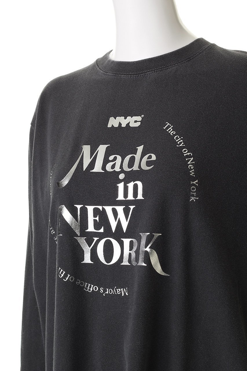 【エリオポール/heliopole】の【GOOD ROCK SPEED】NYC METALIC PRINT L/S Tシャツ 人気、トレンドファッション・服の通販 founy(ファニー) 　ファッション　Fashion　レディースファッション　Fashion for Women　トップス・カットソー　Cut & Sew Tops　シャツ・ブラウス・オフィスカジュアル　Elegant Blouses & Button-Ups　ロングTシャツ・Tシャツ　Longline T-Shirts & Tees　カットソー・ベーシックTシャツ　Cut-and-Sewn Tops / Stretch Tees & Basics　スリーブ　Sleeve, Long Sleeve / Short Sleeve　フロント　Front, Front Design　プリント　Print, Printed Pattern　メタリック　Metallic, Shiny Finish　ロング　Long, Long-Length　新作・新入荷　New Arrivals / New In　other-5|ID: prp329100004741129 ipo3291000000034255044