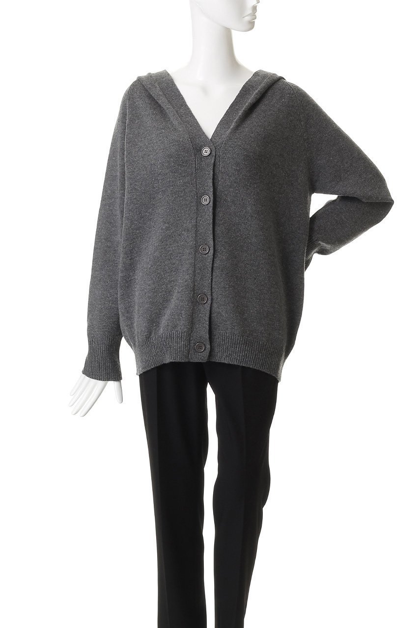 【エリオポール/heliopole】のニットフーディーカーディガン 人気、トレンドファッション・服の通販 founy(ファニー) 　ファッション　Fashion　レディースファッション　Fashion for Women　トップス・カットソー　Cut & Sew Tops　ニット　Knit Tops & Sweaters　カーディガン・羽織り　Layered Style Cardigans　カーディガン　Cardigan, Knitwear　スリーブ　Sleeve, Long Sleeve / Short Sleeve　ロング　Long, Long-Length　新作・新入荷　New Arrivals / New In　A/W・秋冬　Autumn/Winter　other-2|ID: prp329100004741134 ipo3291000000034255082