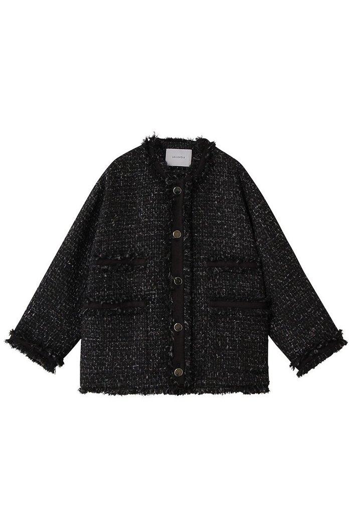 【エリオポール/heliopole】のツイードブルゾン インテリア・キッズ・メンズ・レディースファッション・服の通販 founy(ファニー) https://founy.com/ ファッション Fashion レディースファッション Fashion for Women アウター Coat / Outerwear Collection レディースジャケット・軽アウター Jackets ブルゾンジャケット・スポーティアウター Blouson Jackets シンプル Simple, Minimal ジャケット Jacket, Outerwear スリーブ Sleeve, Long Sleeve / Short Sleeve ツイード Twill, Twill Weave フリンジ Fringe, Tassel ブルゾン Blouson, Bomber Jacket ロング Long, Long-Length A/W・秋冬 Autumn/Winter |ID: prp329100004741136 ipo3291000000035871410