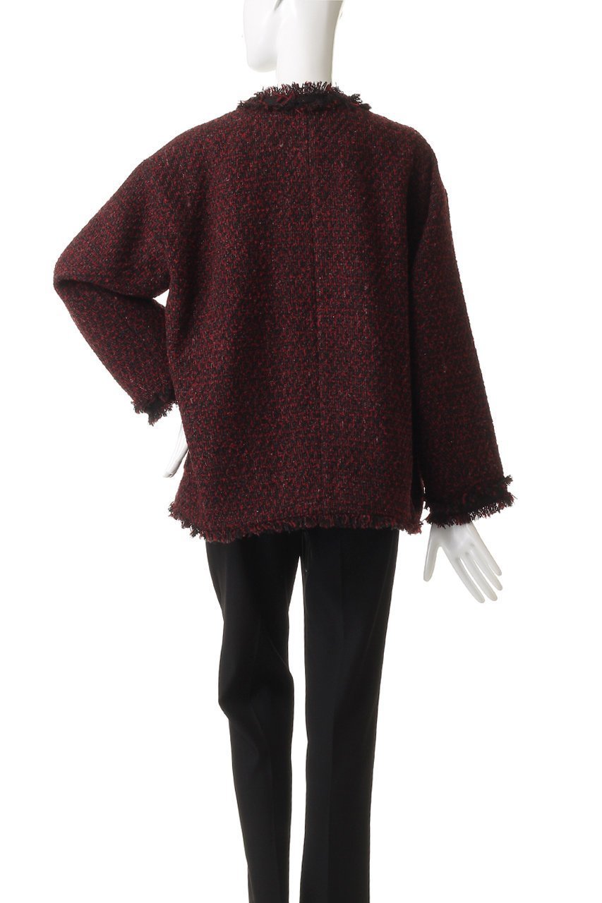 【エリオポール/heliopole】のツイードブルゾン 人気、トレンドファッション・服の通販 founy(ファニー) 　ファッション　Fashion　レディースファッション　Fashion for Women　アウター　Coat / Outerwear Collection　レディースジャケット・軽アウター　Jackets　ブルゾンジャケット・スポーティアウター　Blouson Jackets　シンプル　Simple, Minimal　ジャケット　Jacket, Outerwear　スリーブ　Sleeve, Long Sleeve / Short Sleeve　ツイード　Twill, Twill Weave　フリンジ　Fringe, Tassel　ブルゾン　Blouson, Bomber Jacket　ロング　Long, Long-Length　A/W・秋冬　Autumn/Winter　other-4|ID: prp329100004741136 ipo3291000000035871418