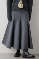 【ウィムガゼット/Whim Gazette】のボンディングウールスカート 人気、トレンドファッション・服の通販 founy(ファニー) ファッション Fashion レディースファッション Fashion for Women スカート Skirts ロングスカート Long Skirts / Maxi & Midi Skirts おすすめ Recommended / Our Picks クール Cool, Chic ストレッチ Stretch, Stretchy Fabric セットアップ Set-Up, Coordinated Outfit フォルム Silhouette, Form フレア Flare, Flared ボンディング Bonding, Bonded Fabric ロング Long, Long-Length 新作・新入荷 New Arrivals / New In |ID:prp329100004741139