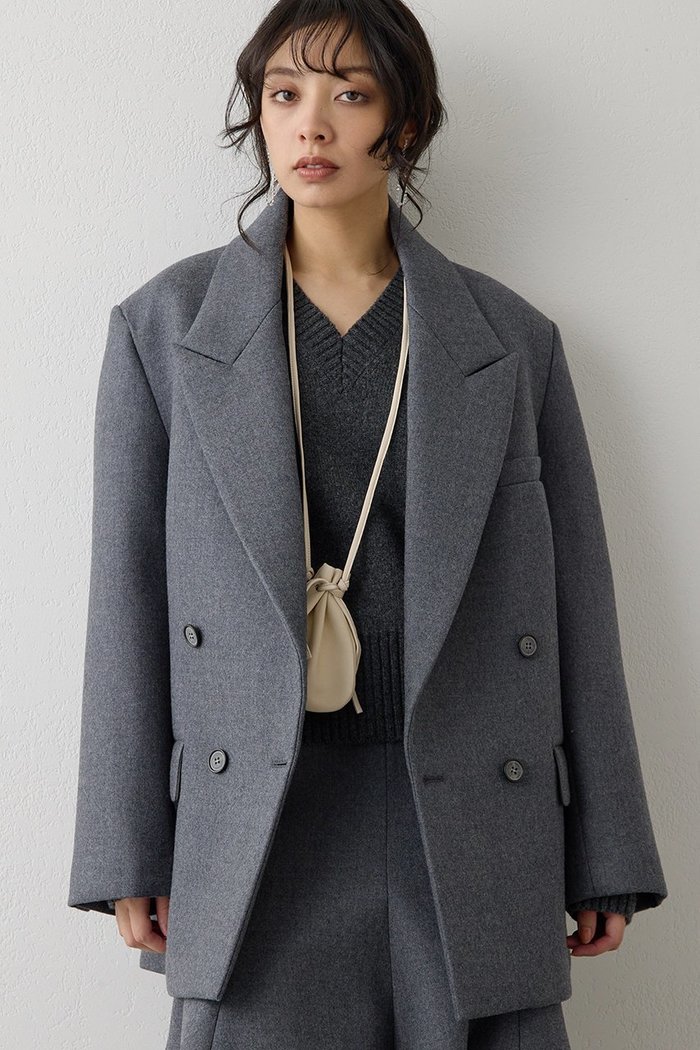 【ウィムガゼット/Whim Gazette】のボンディングオーバージャケット インテリア・キッズ・メンズ・レディースファッション・服の通販 founy(ファニー) https://founy.com/ ファッション Fashion レディースファッション Fashion for Women アウター Coat / Outerwear Collection レディースジャケット・軽アウター Jackets おすすめ Recommended / Our Picks クール Cool, Chic ジャケット Jacket, Outerwear ストレッチ Stretch, Stretchy Fabric セットアップ Set-Up, Coordinated Outfit フォルム Silhouette, Form ボンディング Bonding, Bonded Fabric |ID: prp329100004741140 ipo3291000000036136937