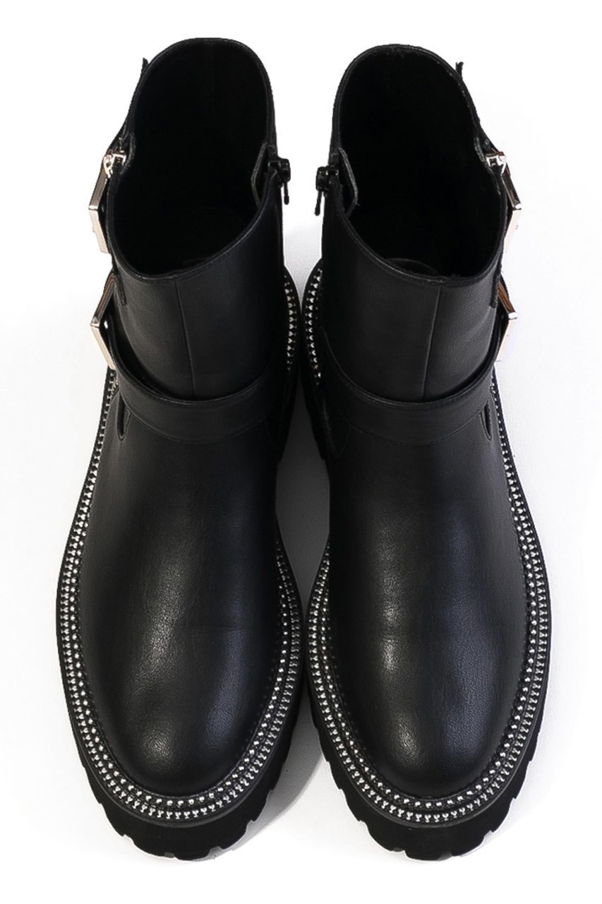 【ダニエラ アンド ジェマ/Daniella & GEMMA】の【レイン対応】ダブルベルトボリュームソールブーツ 人気、トレンドファッション・服の通販 founy(ファニー) 　ファッション　Fashion　レディースファッション　Fashion for Women　ベルト&ウエストマーク　Belts & Waist Accessories　クッション　Cushion, Throw Pillow　ショート　Short, Short Length　バランス　Balance, Style Balance　レイン　Rain, Rainproof　other-5|ID: prp329100004741144 ipo3291000000036243668