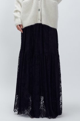 【プルミエ アロンディスモン/1er Arrondissement】 レースティアードスカート人気、トレンドファッション・服の通販 founy(ファニー) ファッション Fashion レディースファッション Fashion for Women スカート Skirts ティアードスカート Tiered Skirts ロングスカート Long Skirts / Maxi & Midi Skirts ジャケット Jacket, Outerwear チュニック Tunic, Long Top ティアードスカート Tiered Skirt, Flounced Skirt フェミニン Feminine, Girly ラッセル Raschel, Raschel Lace リラックス Relax, Relaxed Fit レース Lace, Lace Fabric ロング Long, Long-Length エレガント 上品 Elegant 新作・新入荷 New Arrivals / New In |ID:prp329100004741147
