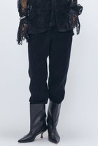 【プルミエ アロンディスモン/1er Arrondissement】のウールカシミアダブルフェイスリブパンツ ブラック|ID: prp329100004741148 ipo3291000000034255201