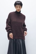 【プルミエ アロンディスモン/1er Arrondissement】のモヘアラメリリヤーンクルーネックニット ブラウン|ID: prp329100004741149 ipo3291000000034255210