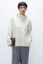 【プルミエ アロンディスモン/1er Arrondissement】のウールカシミアダブルフェイスボトルネックニット オフホワイト|ID: prp329100004741150 ipo3291000000034255216