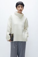 【プルミエ アロンディスモン/1er Arrondissement】のウールカシミアダブルフェイスボトルネックニット 人気、トレンドファッション・服の通販 founy(ファニー) ファッション Fashion レディースファッション Fashion for Women トップス・カットソー Cut & Sew Tops ニット Knit Tops & Sweaters カジュアルプルオーバー・ニットトップス Pullovers & Knit Tops / Casual Pullovers セットアップ Set-Up, Coordinated Outfit ボトルネック Bottle Neck, Mock Neck リラックス Relax, Relaxed Fit 軽量 Lightweight, Ultra Light |ID:prp329100004741150