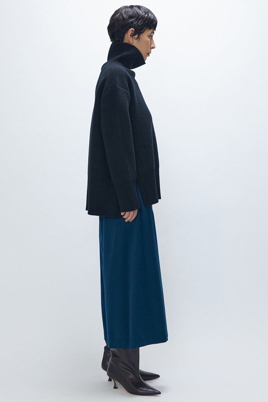 【プルミエ アロンディスモン/1er Arrondissement】のウールカシミアダブルフェイスボトルネックニット 人気、トレンドファッション・服の通販 founy(ファニー) 　ファッション　Fashion　レディースファッション　Fashion for Women　トップス・カットソー　Cut & Sew Tops　ニット　Knit Tops & Sweaters　カジュアルプルオーバー・ニットトップス　Pullovers & Knit Tops / Casual Pullovers　セットアップ　Set-Up, Coordinated Outfit　ボトルネック　Bottle Neck, Mock Neck　リラックス　Relax, Relaxed Fit　軽量　Lightweight, Ultra Light　other-4|ID: prp329100004741150 ipo3291000000036243723