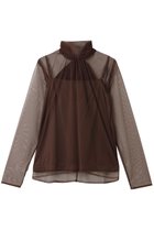 【アルアバイル/allureville】のチュールボウロングSL プルオーバー ブラウン|ID: prp329100004741155 ipo3291000000034255265