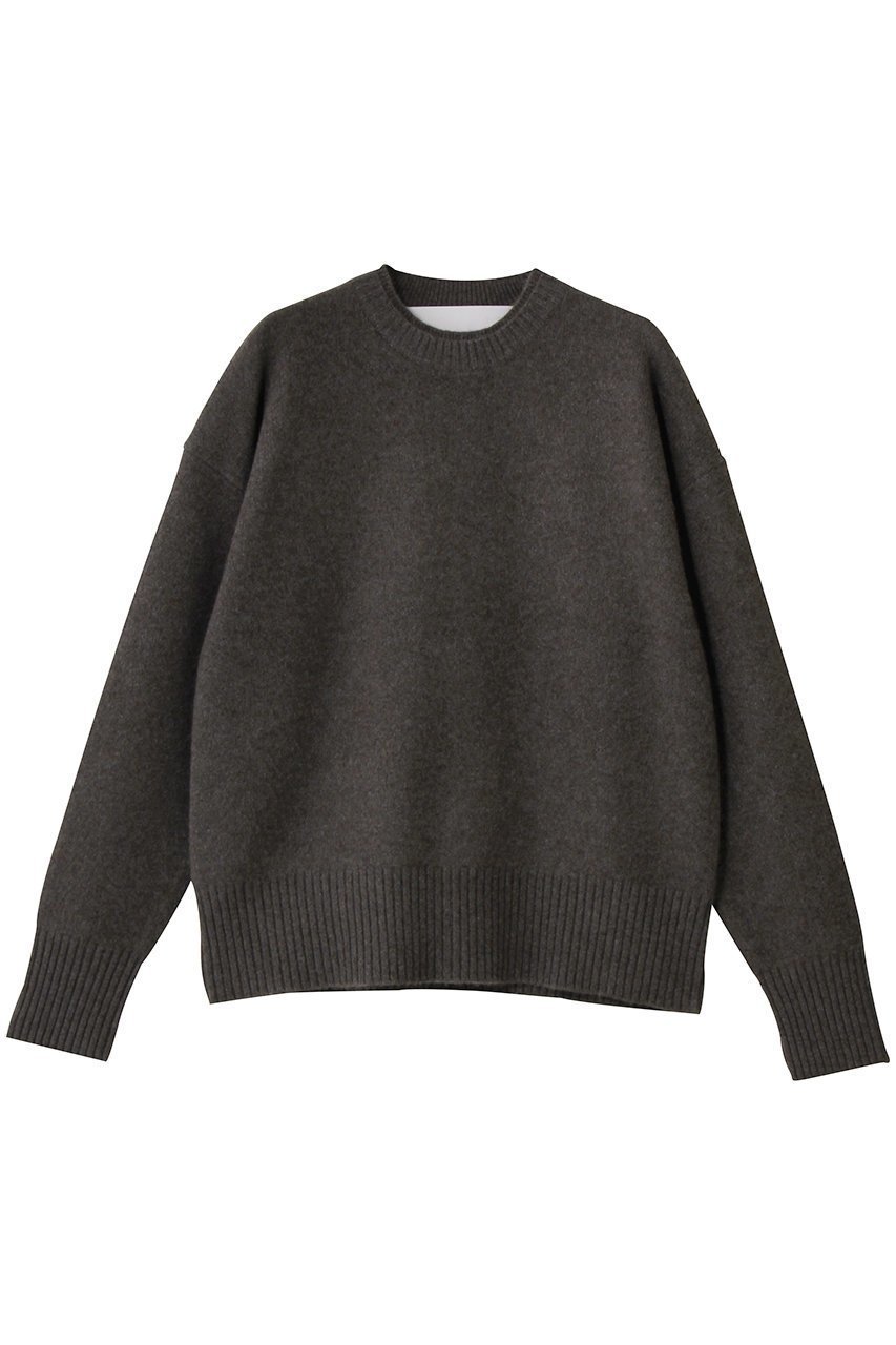 【エリオポール/heliopole】の【TICCA】ヤククルーネックプルオーバー インテリア・キッズ・メンズ・レディースファッション・服の通販 founy(ファニー) 　ファッション　Fashion　レディースファッション　Fashion for Women　トップス・カットソー　Cut & Sew Tops　ニット　Knit Tops & Sweaters　カジュアルプルオーバー・ニットトップス　Pullovers & Knit Tops / Casual Pullovers　ベーシック　Basic, Essential　ボトム　Bottoms, Lower Wear　グレー|ID: prp329100004741165 ipo3291000000035871460