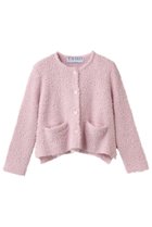 【サードマガジン/THIRD MAGAZINE】のツイードニットカーディガン ピンク|ID:prp329100004741166