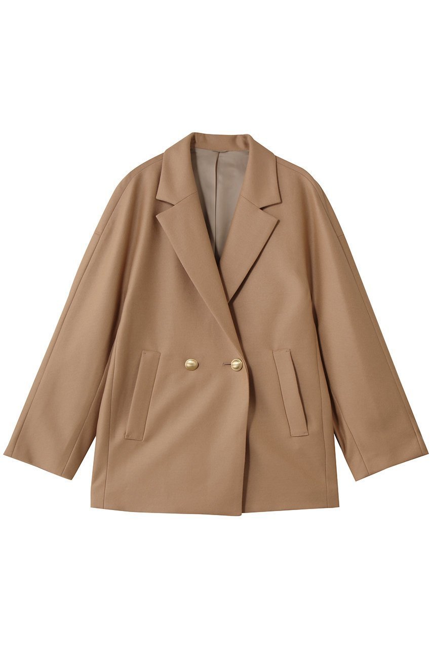 【アナイ/ANAYI】のウールジャージードロップジャケット インテリア・キッズ・メンズ・レディースファッション・服の通販 founy(ファニー) 　ファッション　Fashion　レディースファッション　Fashion for Women　アウター　Coat / Outerwear Collection　レディースジャケット・軽アウター　Jackets　シンプル　Simple, Minimal　ジャケット　Jacket, Outerwear　ストレッチ　Stretch, Stretchy Fabric　フォルム　Silhouette, Form　新作・新入荷　New Arrivals / New In　秋　Autumn　キャメル|ID: prp329100004741168 ipo3291000000034255361