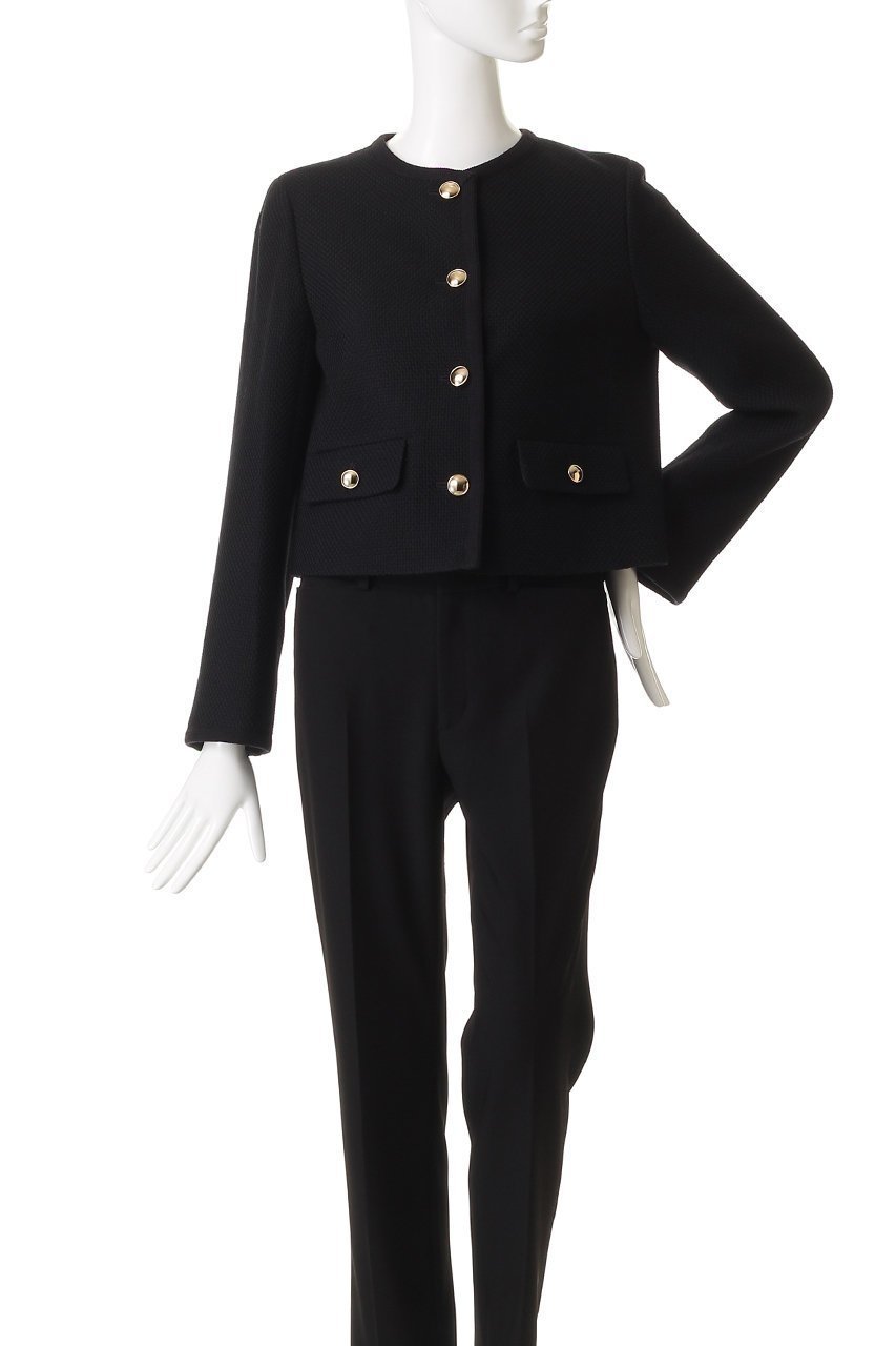 【アナイ/ANAYI】のウールプリペラノーカラージャケット 人気、トレンドファッション・服の通販 founy(ファニー) 　ファッション　Fashion　レディースファッション　Fashion for Women　アウター　Coat / Outerwear Collection　レディースジャケット・軽アウター　Jackets　ノーカラージャケット / シンプル上品コーデ　Collarless Jackets　エレガント 上品　Elegant　シンプル　Simple, Minimal　ジャケット　Jacket, Outerwear　パーティ　Party, Party Style　新作・新入荷　New Arrivals / New In　other-2|ID: prp329100004741169 ipo3291000000034255372
