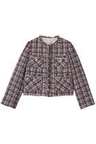 【アナイ/ANAYI】のピンクミックスツィード4ポケットジャケット 人気、トレンドファッション・服の通販 founy(ファニー) ファッション Fashion レディースファッション Fashion for Women アウター Coat / Outerwear Collection レディースジャケット・軽アウター Jackets シルバー Silver, Metallic Silver ジャケット Jacket, Outerwear ツイード Twill, Twill Weave パーティ Party, Party Style フリンジ Fringe, Tassel ポケット Pocket, Pocket Detail 新作・新入荷 New Arrivals / New In 秋 Autumn thumbnail ピンク|ID: prp329100004741170 ipo3291000000034255379