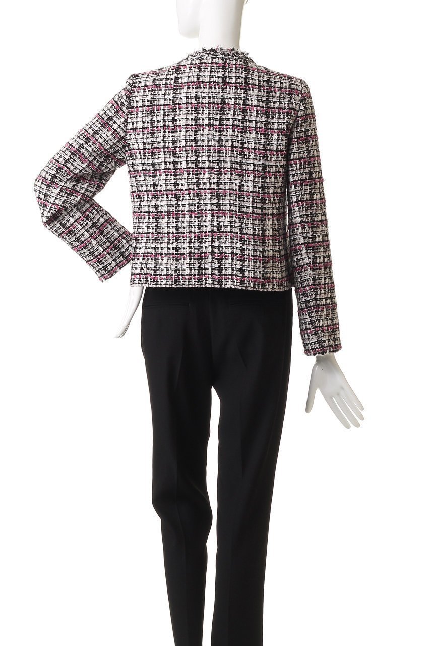 【アナイ/ANAYI】のピンクミックスツィード4ポケットジャケット 人気、トレンドファッション・服の通販 founy(ファニー) ファッション Fashion レディースファッション Fashion for Women アウター Coat / Outerwear Collection レディースジャケット・軽アウター Jackets シルバー Silver, Metallic Silver ジャケット Jacket, Outerwear ツイード Twill, Twill Weave パーティ Party, Party Style フリンジ Fringe, Tassel ポケット Pocket, Pocket Detail 秋 Autumn other-4|ID: prp329100004741170 ipo3291000000036243754