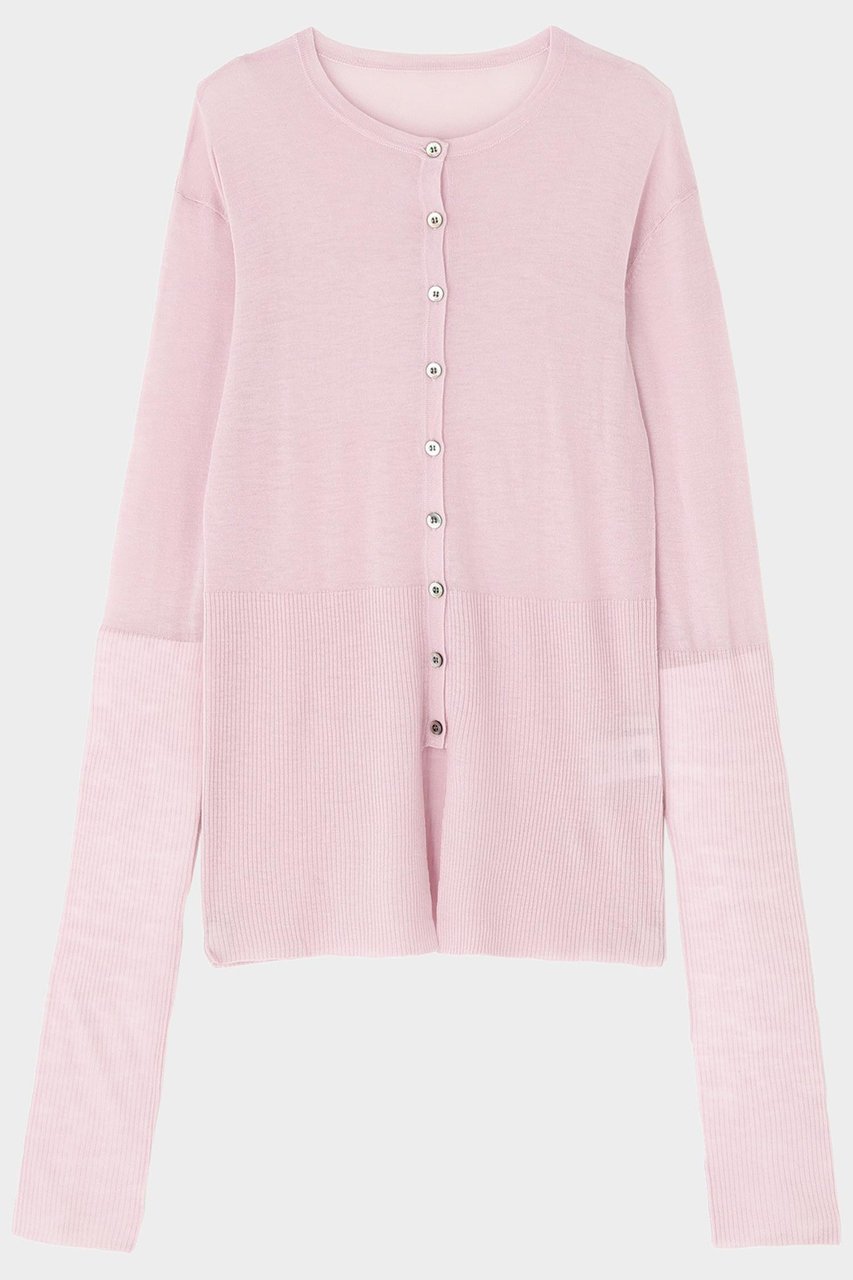 【ル フィル/LE PHIL】のハイゲージニットカーディガン インテリア・キッズ・メンズ・レディースファッション・服の通販 founy(ファニー) 　ファッション　Fashion　レディースファッション　Fashion for Women　トップス・カットソー　Cut & Sew Tops　ニット　Knit Tops & Sweaters　カーディガン・羽織り　Layered Style Cardigans　カジュアルプルオーバー・ニットトップス　Pullovers & Knit Tops / Casual Pullovers　シンプル　Simple, Minimal　スラックス　Slacks, Dress Pants　デニム　Denim, Jeans Material　ピンク|ID: prp329100004741181 ipo3291000000036041906