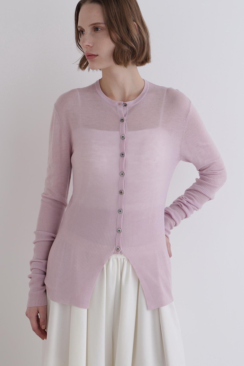 【ル フィル/LE PHIL】のハイゲージニットカーディガン 人気、トレンドファッション・服の通販 founy(ファニー) 　ファッション　Fashion　レディースファッション　Fashion for Women　トップス・カットソー　Cut & Sew Tops　ニット　Knit Tops & Sweaters　カーディガン・羽織り　Layered Style Cardigans　カジュアルプルオーバー・ニットトップス　Pullovers & Knit Tops / Casual Pullovers　シンプル　Simple, Minimal　スラックス　Slacks, Dress Pants　デニム　Denim, Jeans Material　other-2|ID: prp329100004741181 ipo3291000000036041911