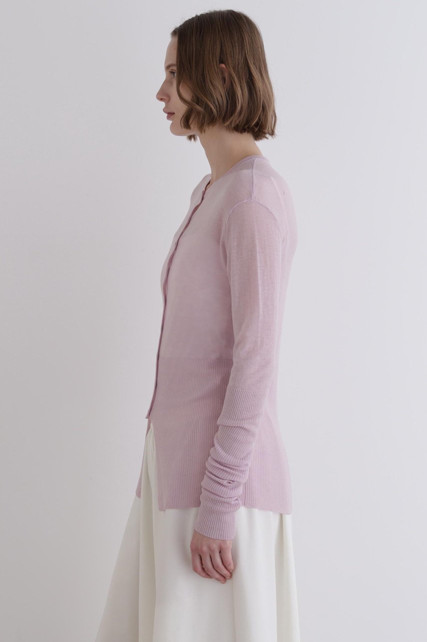 【ル フィル/LE PHIL】のハイゲージニットカーディガン 人気、トレンドファッション・服の通販 founy(ファニー) 　ファッション　Fashion　レディースファッション　Fashion for Women　トップス・カットソー　Cut & Sew Tops　ニット　Knit Tops & Sweaters　カーディガン・羽織り　Layered Style Cardigans　カジュアルプルオーバー・ニットトップス　Pullovers & Knit Tops / Casual Pullovers　シンプル　Simple, Minimal　スラックス　Slacks, Dress Pants　デニム　Denim, Jeans Material　other-4|ID: prp329100004741181 ipo3291000000036041917