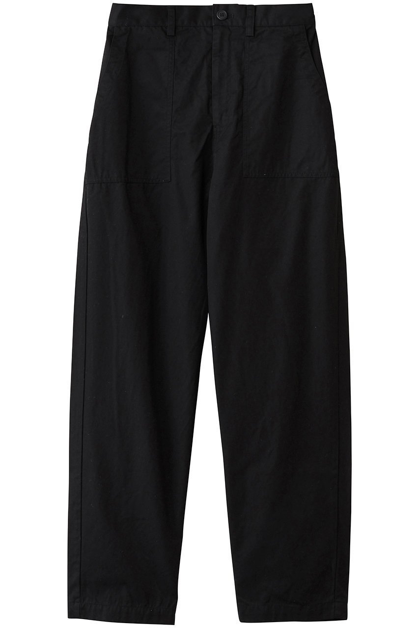 【ミディウミ/MidiUmi】のbaker straight PT パンツ インテリア・キッズ・メンズ・レディースファッション・服の通販 founy(ファニー) 　ファッション　Fashion　レディースファッション　Fashion for Women　パンツ　Pants & Trousers　ストレート　Straight, Straight Cut　フェミニン　Feminine, Girly　ワイド　Wide, Wide Fit　ワーク　Workwear, Utility Style　black|ID: prp329100004741188 ipo3291000000035618214