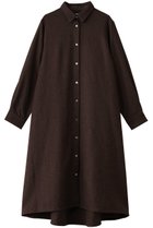 【ミディウミ/MidiUmi】のcoat OP ワンピース 人気、トレンドファッション・服の通販 founy(ファニー) ファッション Fashion レディースファッション Fashion for Women アウター Coat / Outerwear Collection コート・ロングコート・ピーコート Long Coats, Peacoats & More ワンピース Dresses チュニック Tunic Tops & Dresses エレガント 上品 Elegant チュニック Tunic, Long Top フレア Flare, Flared フロント Front, Front Design ロング Long, Long-Length 新作・新入荷 New Arrivals / New In thumbnail brown|ID: prp329100004741189 ipo3291000000034255535