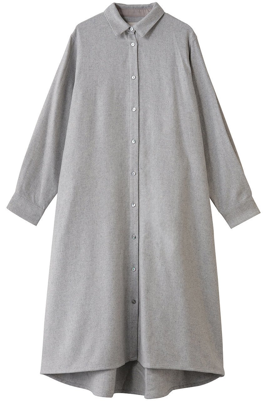 【ミディウミ/MidiUmi】のcoat OP ワンピース インテリア・キッズ・メンズ・レディースファッション・服の通販 founy(ファニー) 　ファッション　Fashion　レディースファッション　Fashion for Women　アウター　Coat / Outerwear Collection　コート・ロングコート・ピーコート　Long Coats, Peacoats & More　ワンピース　Dresses　チュニック　Tunic Tops & Dresses　エレガント 上品　Elegant　チュニック　Tunic, Long Top　フレア　Flare, Flared　フロント　Front, Front Design　ロング　Long, Long-Length　新作・新入荷　New Arrivals / New In　l.gray|ID: prp329100004741189 ipo3291000000034255536